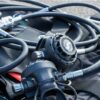 Tubo Frusta Nero BP Erogatore attacco 3/8 Scubatec - immagine 2
