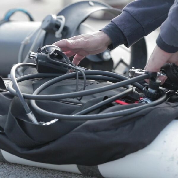 Gruppi erogatori subacquei in configurazione tecnica per BIBO