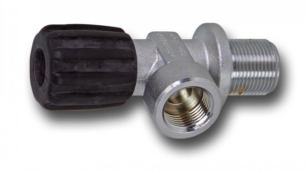 Rubinetto Scubatec Mono COMPTEC Big in monoblocco di ottone marino cromato ad altissima resistenza.
Volantino in gomma perpendicolare all’uscita DIN.
ORing in NBR e VITON.
Attacco DIN232 DIN300